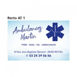 Carte commerciale recto AT 1