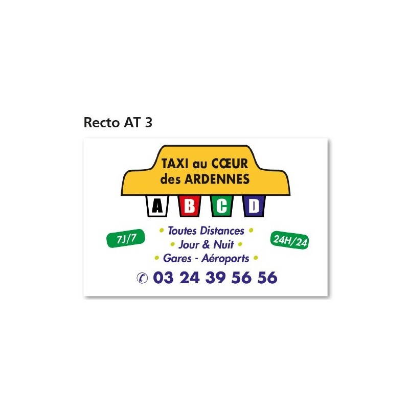 Carte commerciale recto AT 3