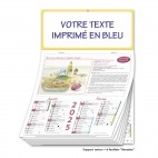 CALENDRIER 6 FEUILLETS RECETTES