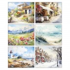 CALENDRIER BANCAIRE AQUARELLE