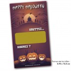 BILLET HAPPY HALLOWEEN